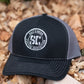 Black/Grey Embroidered Salt Creek Ammo Logo Hat