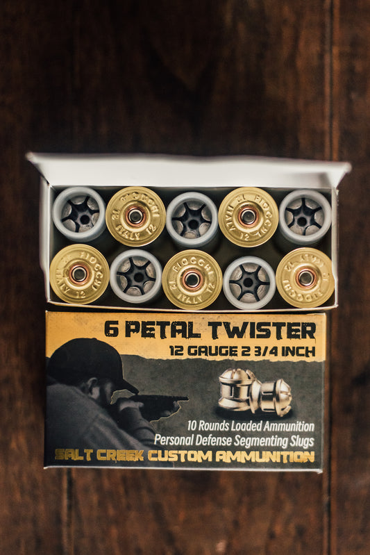 Petaled Twister Slug: 12 Gauge Defense - Salt Creek Custom Ammunition